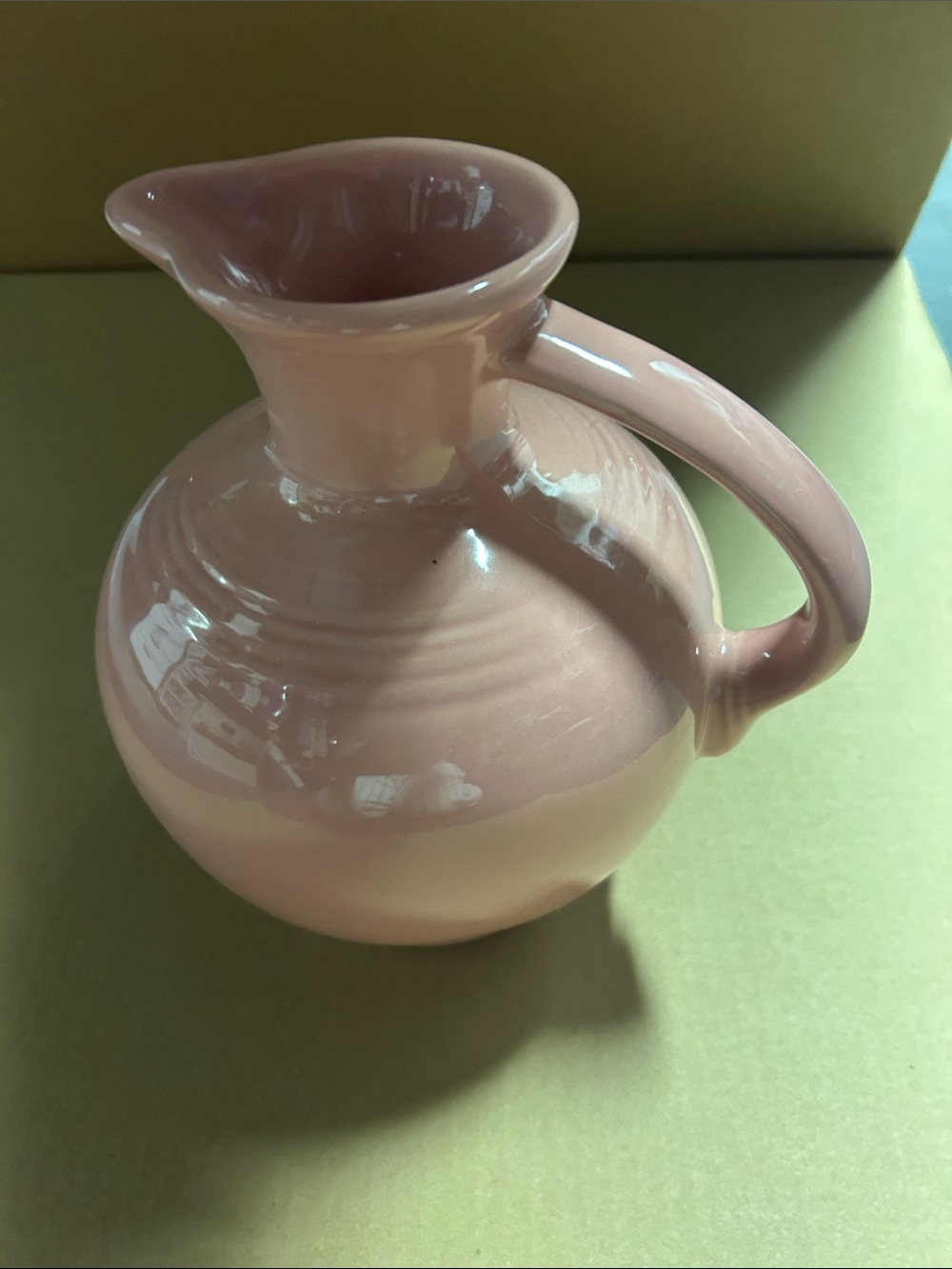 Fiesta Ware  - Rose /Peony Ceramic Pitcher - Home Art